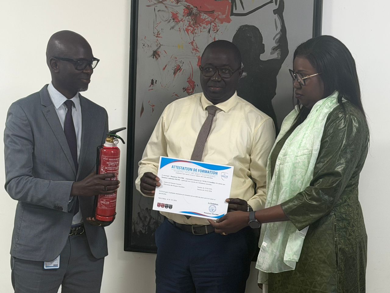 Remises de diplômes Head office Cbao Attijari Bank Sénégal