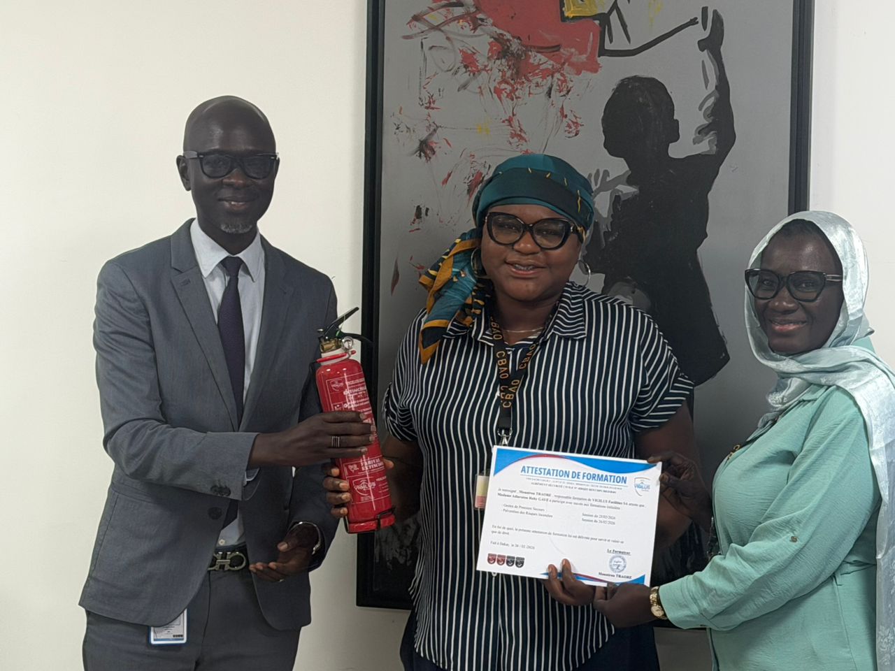 Remises de diplômes Head office Cbao Attijari Bank Sénégal