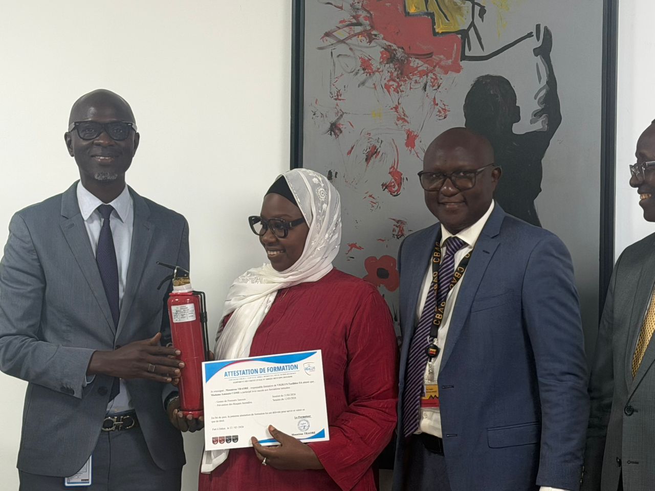Remises de diplômes Head office Cbao Attijari Bank Sénégal
